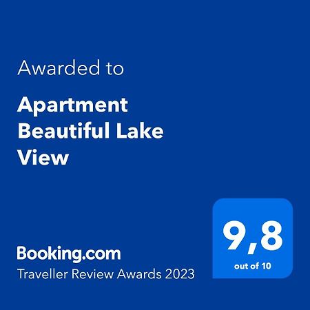 Apartment Beautiful Lake View Bled Eksteriør bilde